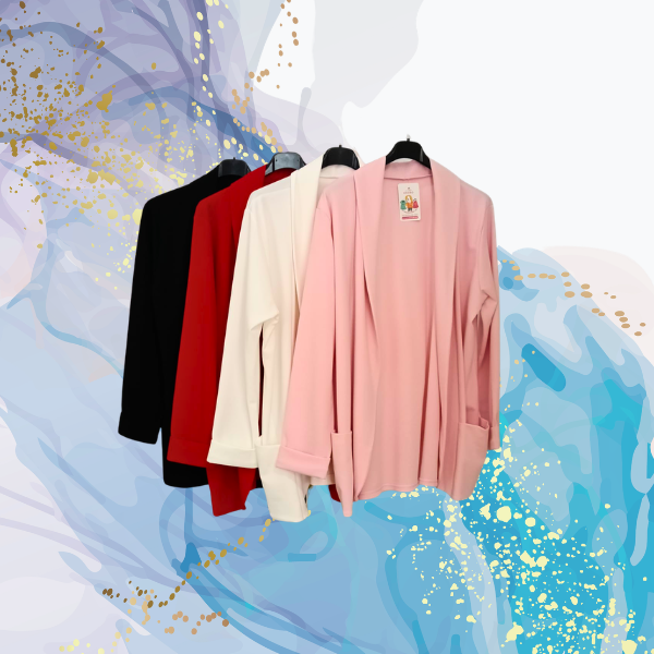 Blazer curvy básica crepe