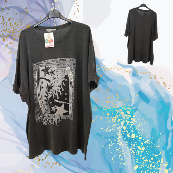 Camiseta curvy Converse brilli