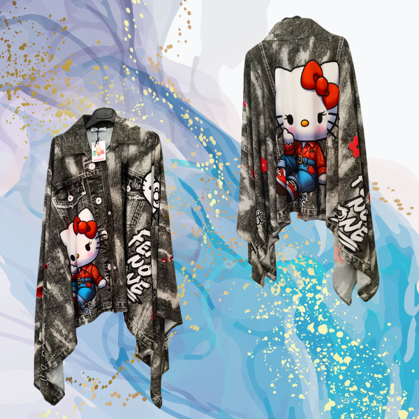 Poncho camisero oversize Kitty
