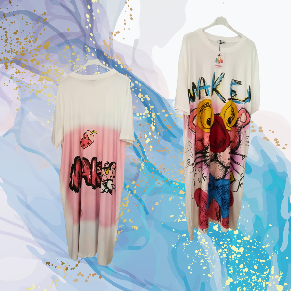 Vestido Pantera Rosa curvy plus